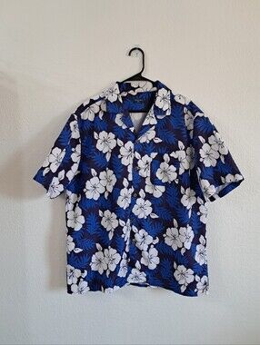 Tropical Storm Men's XXL Hawaiian Style Button Up Shirt Short Sleeve Tropical